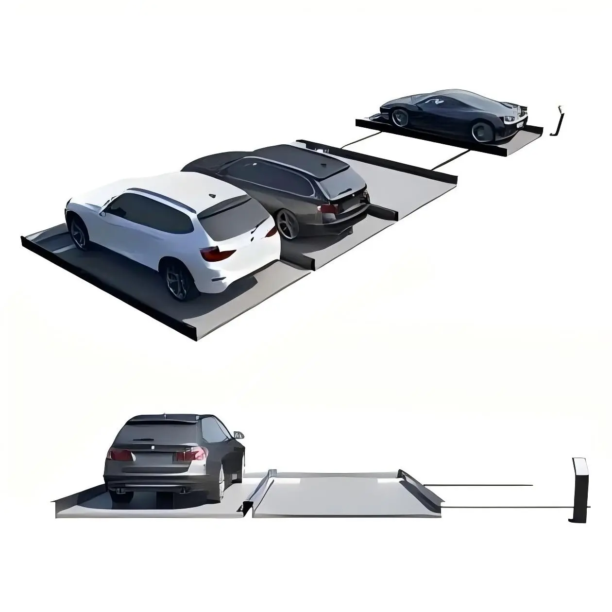 Multiple Variants Sliding Car Parking Platform