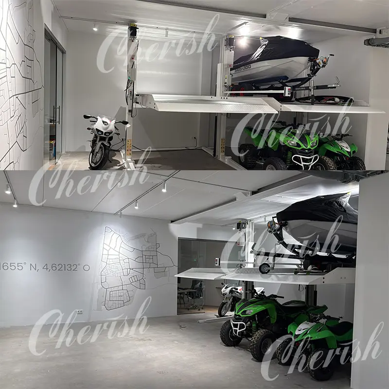 Customized Two Level Car Stacker Successfully Installed in the Netherlands