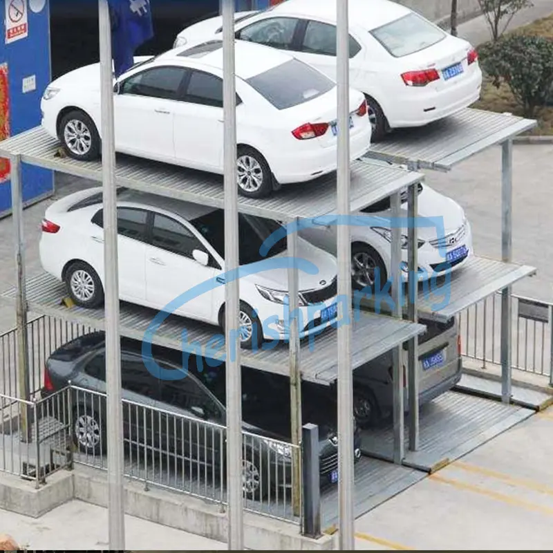 Motor Drive 2/3 Level Pit Parking Lift System