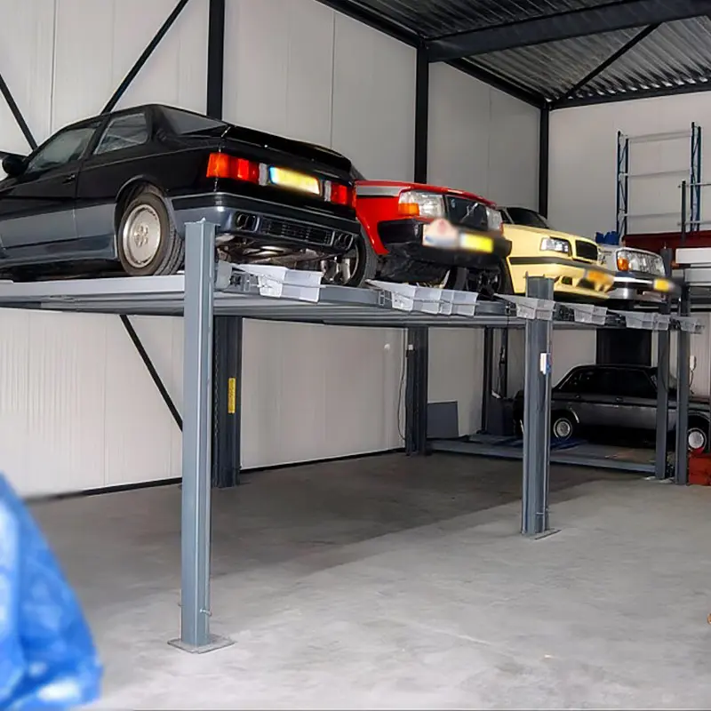 4 Cars Four Post Parking Lift (9)