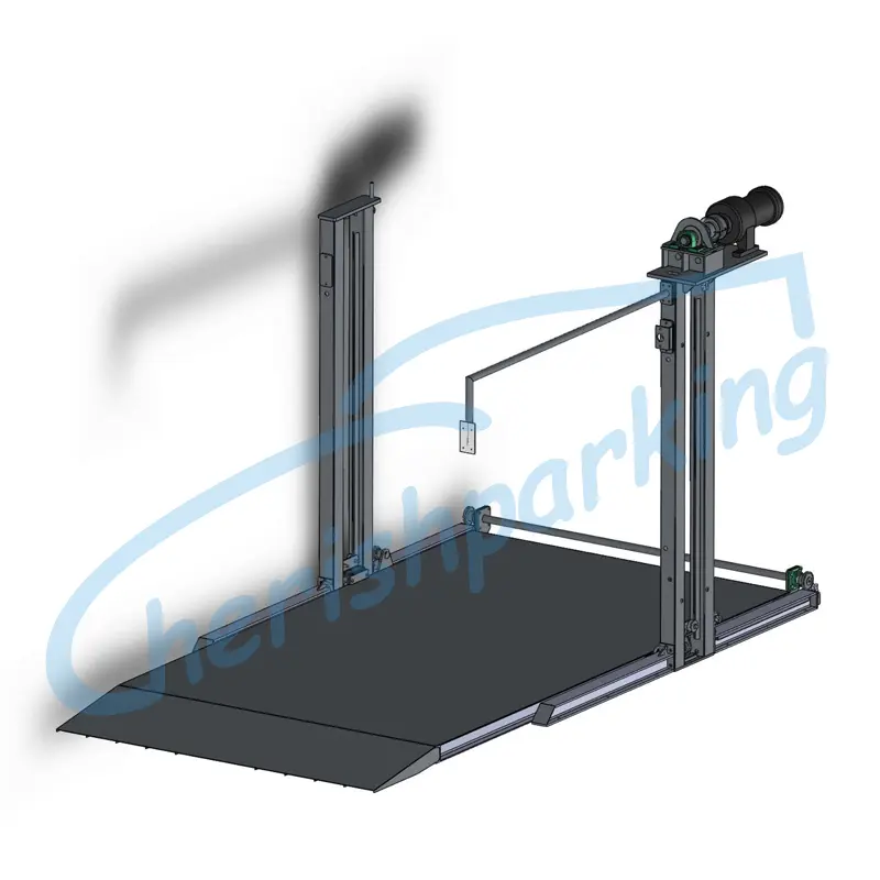 Motor Drive Two Post Parking Lift (8)