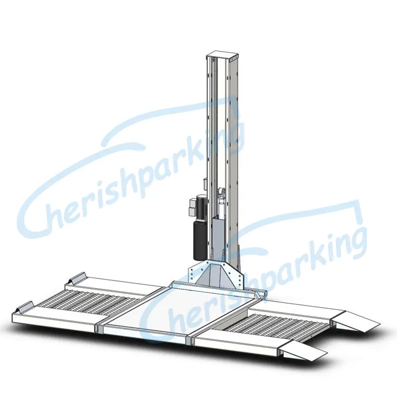 Single Post Parking Lift (3)