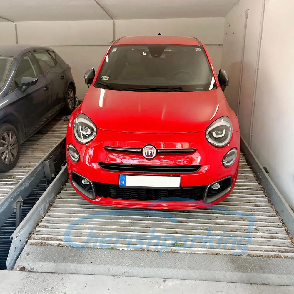 Hydraulic Underground Tilting Car Elevator Vehicle Parking Storage Lift