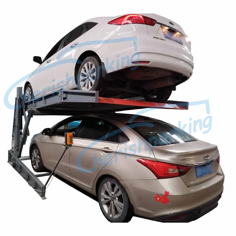 Tilting Car Parking Lift Inclined Car Stacker